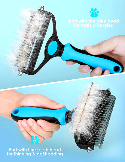 🐾 Professional Deshedding Tool for Dogs & Cats – Gentle, Efficient & Fur-Free Home ✨💖