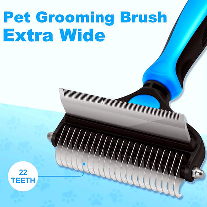🐾 Professional Deshedding Tool for Dogs & Cats – Gentle, Efficient & Fur-Free Home ✨💖