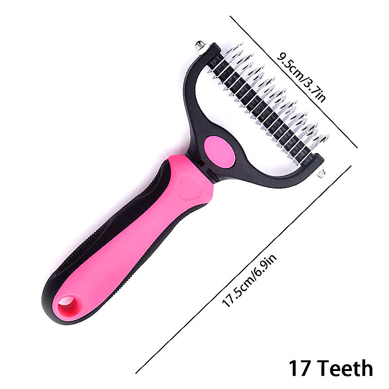 🐾 Professional Deshedding Tool for Dogs & Cats – Gentle, Efficient & Fur-Free Home ✨💖