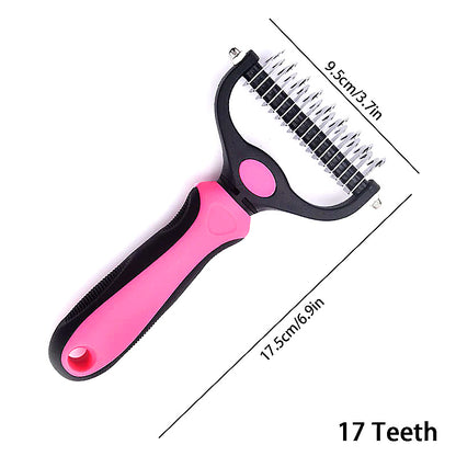 🐾 Professional Deshedding Tool for Dogs & Cats – Gentle, Efficient & Fur-Free Home ✨💖