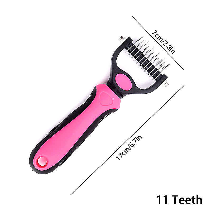 🐾 Professional Deshedding Tool for Dogs & Cats – Gentle, Efficient & Fur-Free Home ✨💖